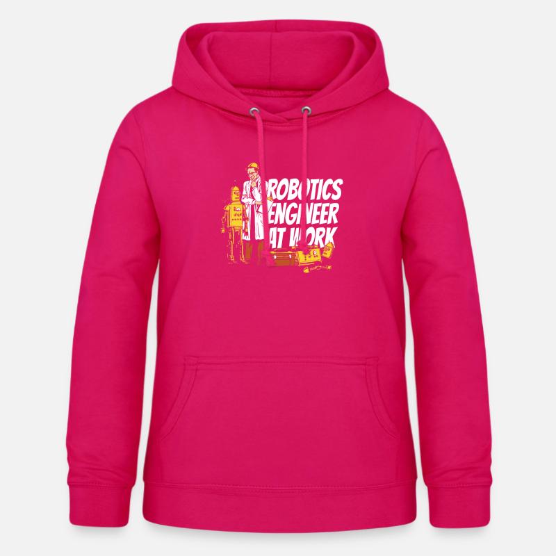 Robotique Ai Robot Fun - Sweat à capuche Femme - rubis