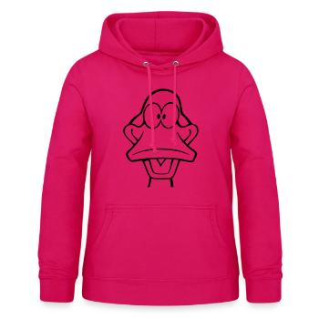 canard - Sweat à capuche Femme - rubis - Devant - AI Model Female 172 light (172cm)