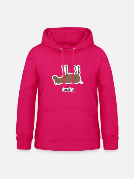 ferdig – ferd Meme - Frauen Hoodie - dunkles Pink