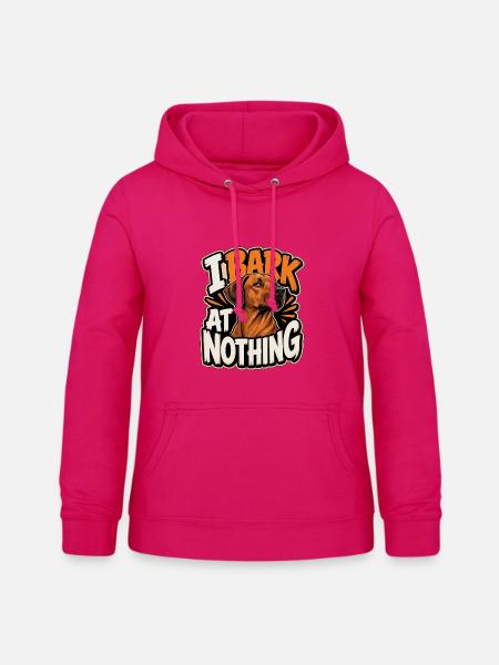 Rhodesian Dog - Frauen Hoodie - dunkles Pink