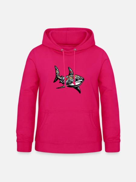 Hai - Frauen Hoodie - dunkles Pink
