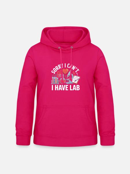 Sorry, ich hab Labor - Frauen Hoodie - dunkles Pink
