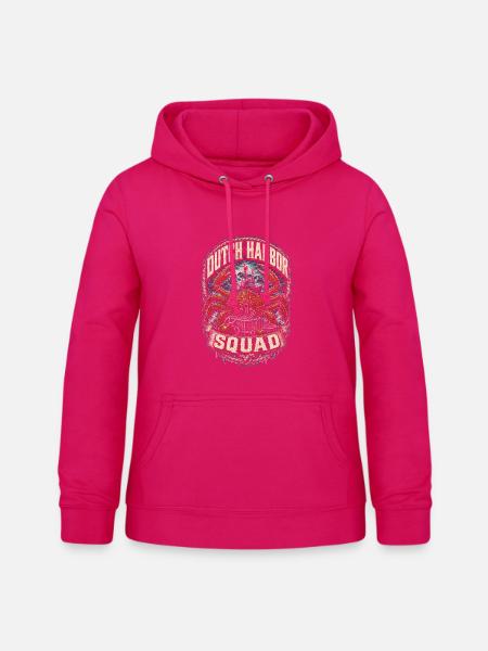 Alaska Königskrabben Dutch Harbour Squad - Frauen Hoodie - dunkles Pink