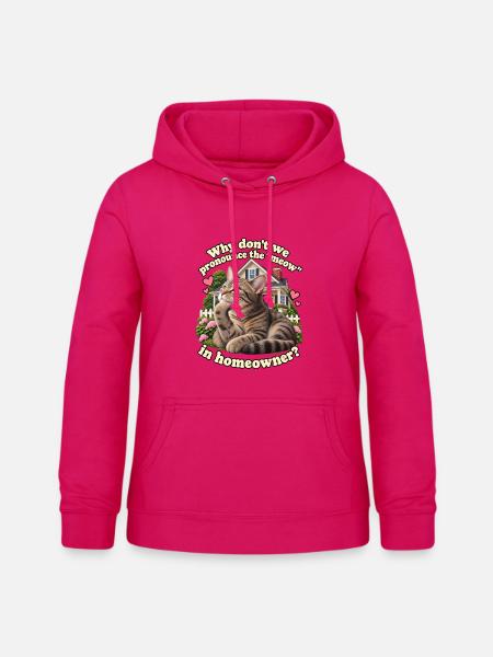 Hausbesitzer - Frauen Hoodie - dunkles Pink
