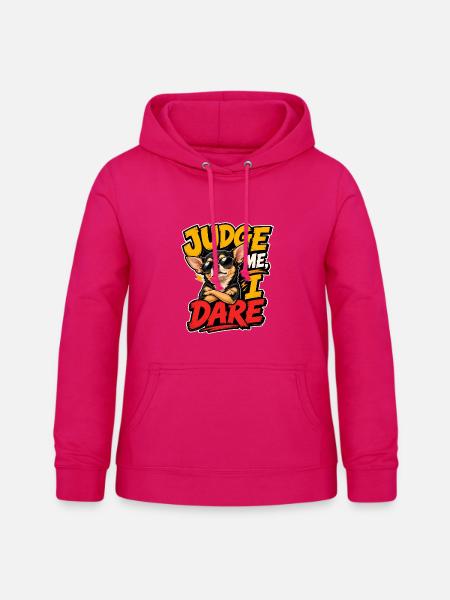 Chihuahua - Frauen Hoodie - dunkles Pink