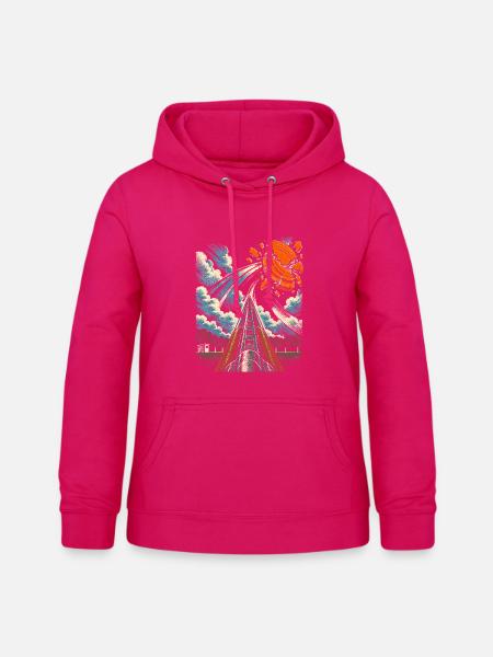 Tontaubenschießen Wurfscheibenschießen - Frauen Hoodie - dunkles Pink