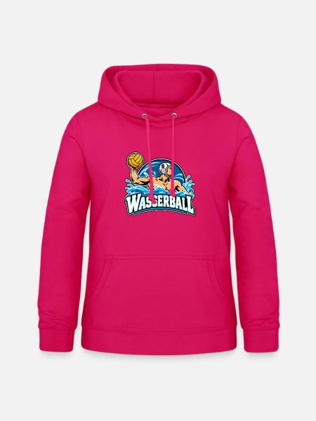Wassersportheld Wasserball - Frauen Hoodie - dunkles Pink