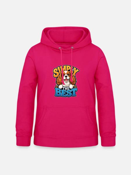 Kavallerier King Charles Spaniel - Frauen Hoodie - dunkles Pink