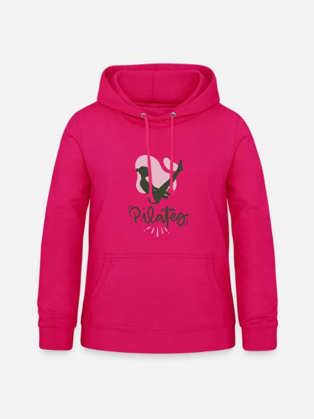 Pilates - Frauen Hoodie - dunkles Pink