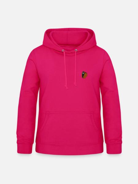 Skullcoffin - Frauen Hoodie - dunkles Pink