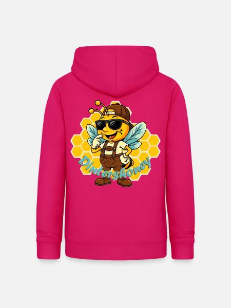 Dintershoney - Frauen Hoodie - dunkles Pink