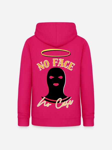 Kein Gesicht, kein Fall - Frauen Hoodie - dunkles Pink