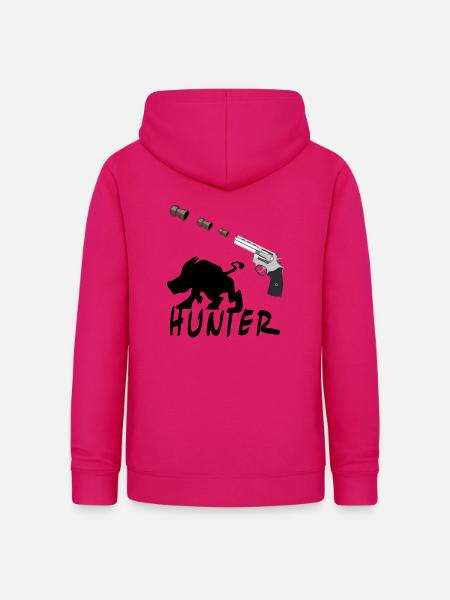 Hunter - Jäger - Jagd - Hunt - Frauen Hoodie - dunkles Pink