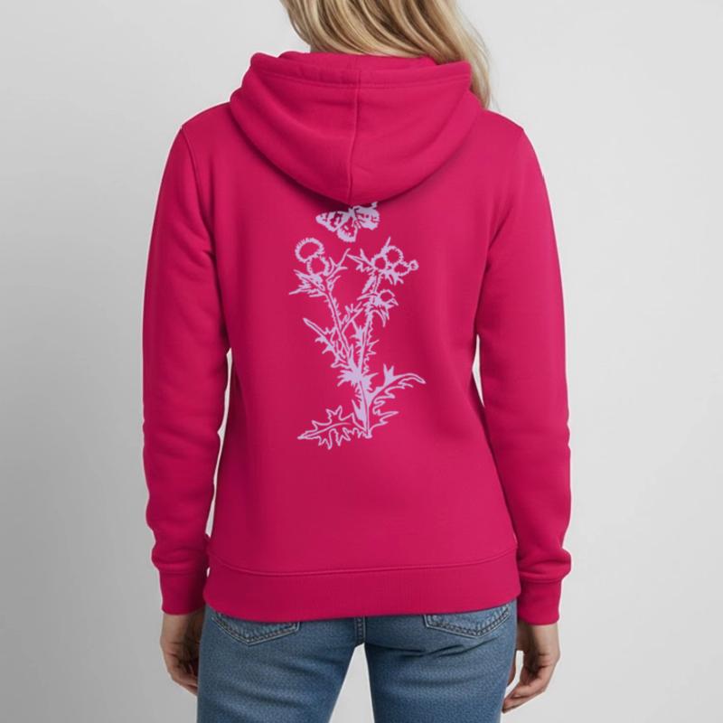 Thistle - design color selectable Women's Hoodie