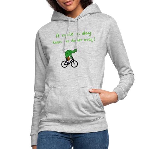 A cycle a day keeps the doctor away - Frauen Hoodie