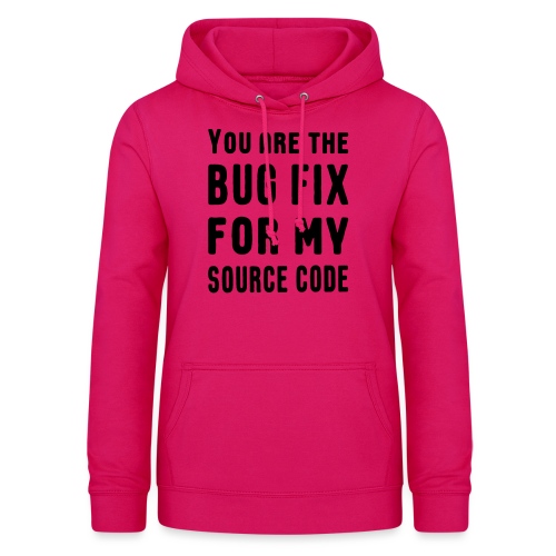 Programmierer Beziehung Liebe Source Code Spruch - Frauen Hoodie