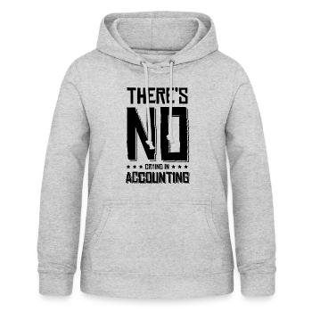 buchhalter accountant spruch - Frauen Hoodie - Hellgrau meliert - Vorne - AI Model Female 172 light (172cm)