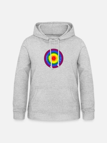 Pride - Frauen Hoodie - Hellgrau meliert