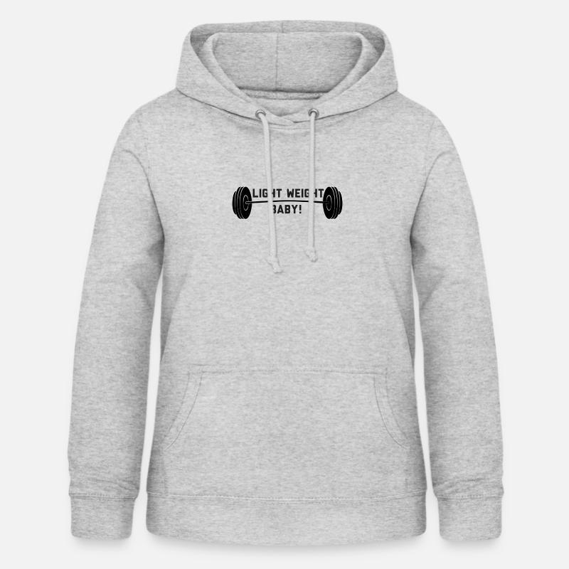 C’est la perte de poids ! - Sweat à capuche Femme - gris clair chiné