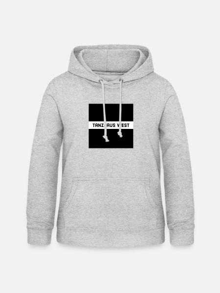 Tanzhaus West - Frauen Hoodie - Hellgrau meliert