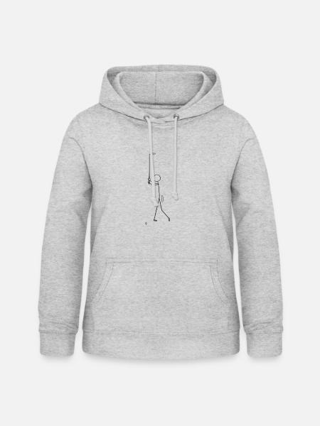 Golf (Hole-in-One) - Frauen Hoodie - Hellgrau meliert