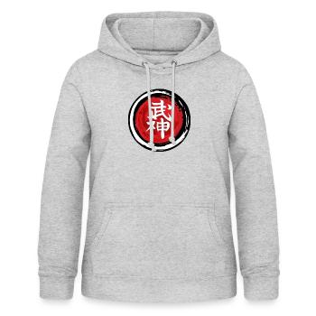Budo Ninjutsu Bujinkan Taijutsu - Women's Hoodie - light heather grey - Front - AI Model Female 172 light (172cm)