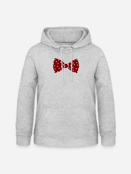Fliege - Frauen Hoodie - Hellgrau meliert