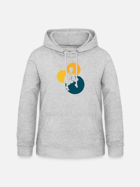 Recht Gericht Versicherung - Frauen Hoodie - Hellgrau meliert