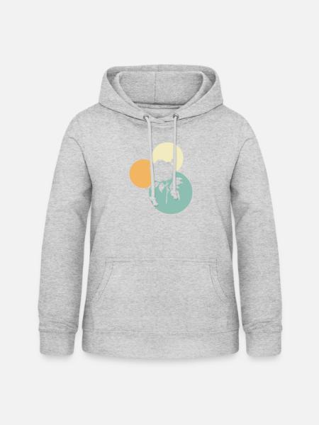 Florist Floristik - Frauen Hoodie - Hellgrau meliert