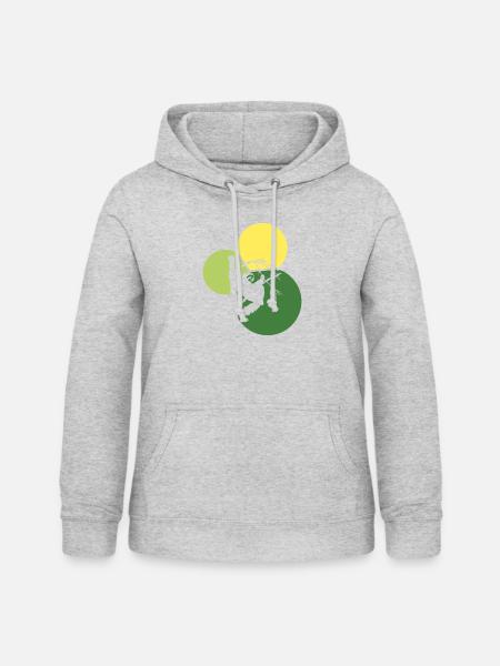 Faultier Entspannen - Frauen Hoodie - Hellgrau meliert