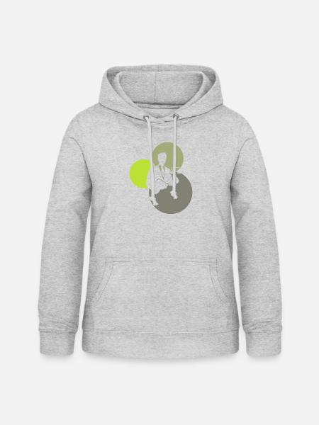 Richter Anwalt Gericht - Frauen Hoodie - Hellgrau meliert