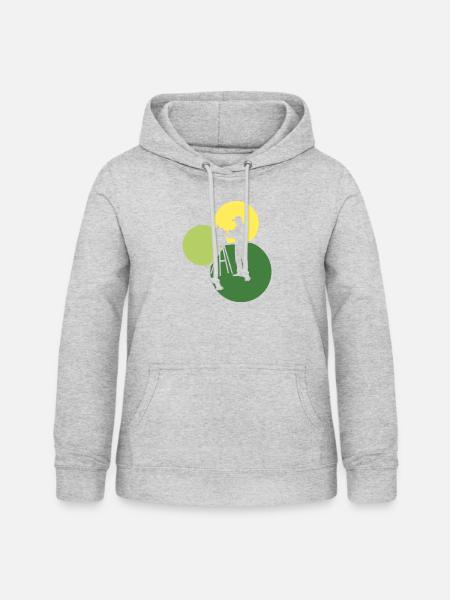 Malen Künstler Pinsel - Frauen Hoodie - Hellgrau meliert