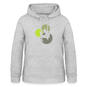 Informatik Computerfreak Hacken - Frauen Hoodie - Hellgrau meliert - Vorne - AI Model Female 172 light (172cm)