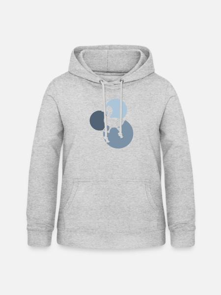 Schnabel Quak Gans - Frauen Hoodie - Hellgrau meliert