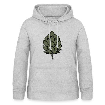 Hops - Women's Hoodie - light heather grey - Front - AI Model Female 172 light (172cm)