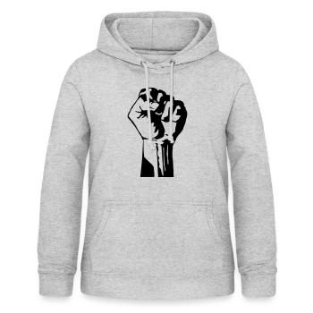 Stay Strong #nevergiveup - Women's Hoodie - light heather grey - Front - AI Model Female 172 light (172cm)