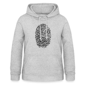 fingerprint - Women's Hoodie - light heather grey - Front - AI Model Female 172 light (172cm)