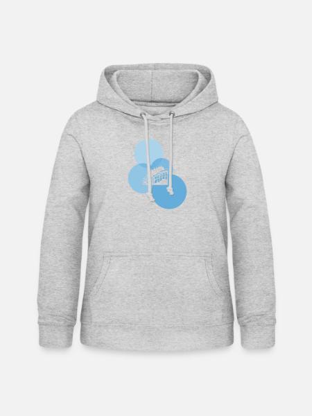 Riesenrad Rummel Achterbahn - Frauen Hoodie - Hellgrau meliert