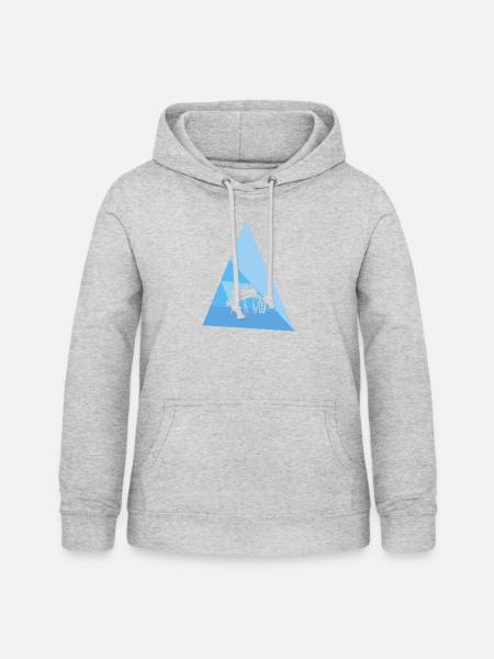 Achterbahn Riesenrad - Frauen Hoodie - Hellgrau meliert