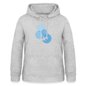 Western Rider Sheriff - Women's Hoodie - light heather grey - Front - AI Model Female 172 light (172cm)
