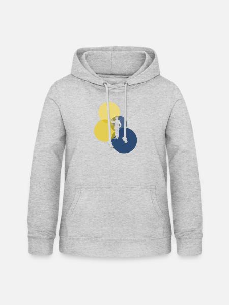 Richter Anwalt Absatz - Frauen Hoodie - Hellgrau meliert