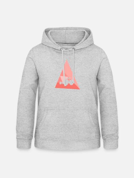 Bauer Hof Landwirt - Frauen Hoodie - Hellgrau meliert