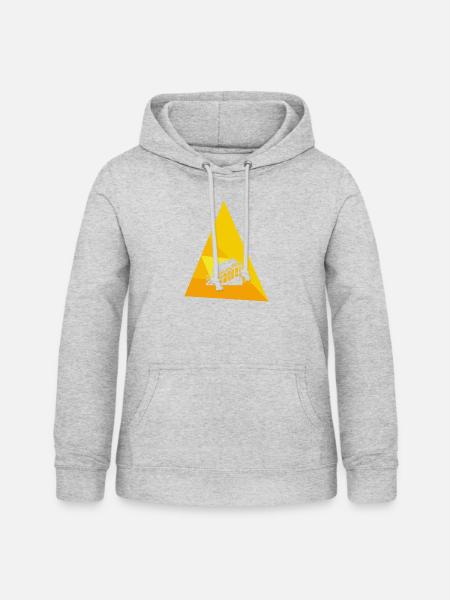 Rummel Achterbahn - Frauen Hoodie - Hellgrau meliert