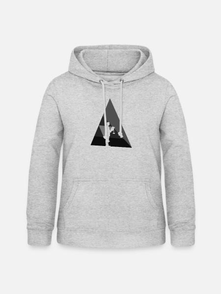 Anwalt Gericht - Frauen Hoodie - Hellgrau meliert