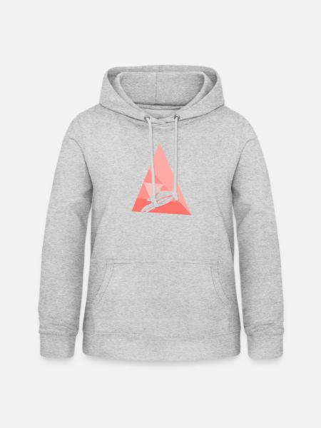 Wasserski Motorboot - Frauen Hoodie - Hellgrau meliert