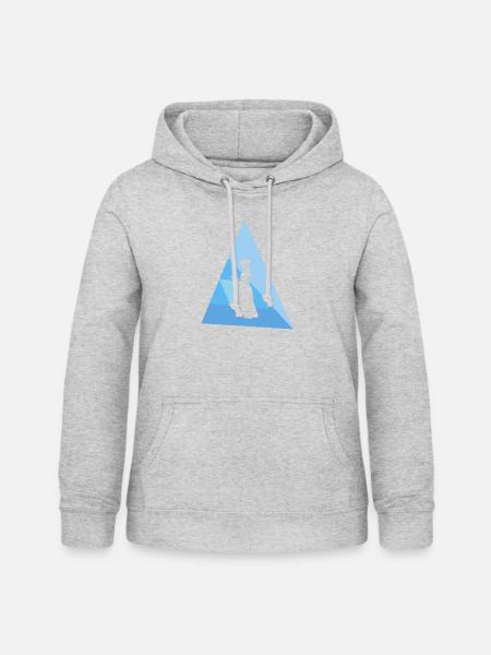 Buch Writing Lesen - Frauen Hoodie - Hellgrau meliert