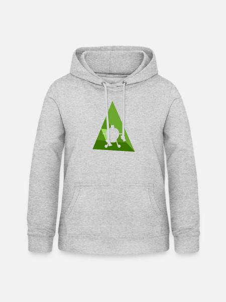 Barbecue Grillzange - Frauen Hoodie - Hellgrau meliert