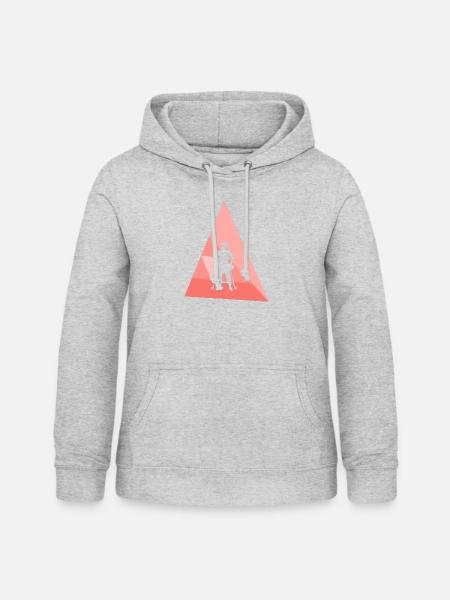 BBQ Grillmeister Barbecue - Frauen Hoodie - Hellgrau meliert