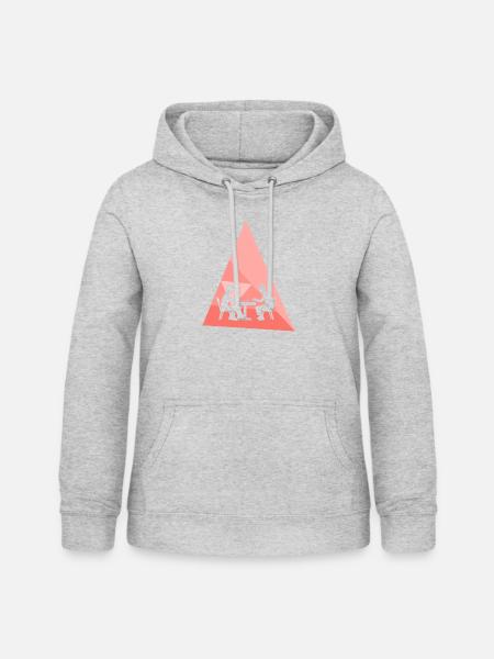 Brettspiele Gemeinschaftsspiel Spieleabend - Frauen Hoodie - Hellgrau meliert