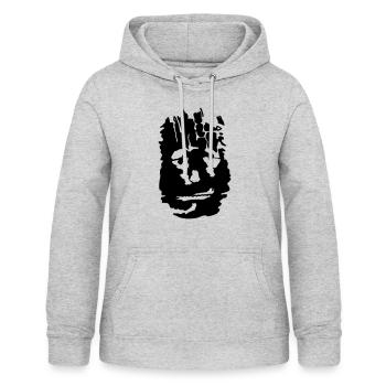 cast away - Women's Hoodie - light heather grey - Front - AI Model Female 172 light (172cm)